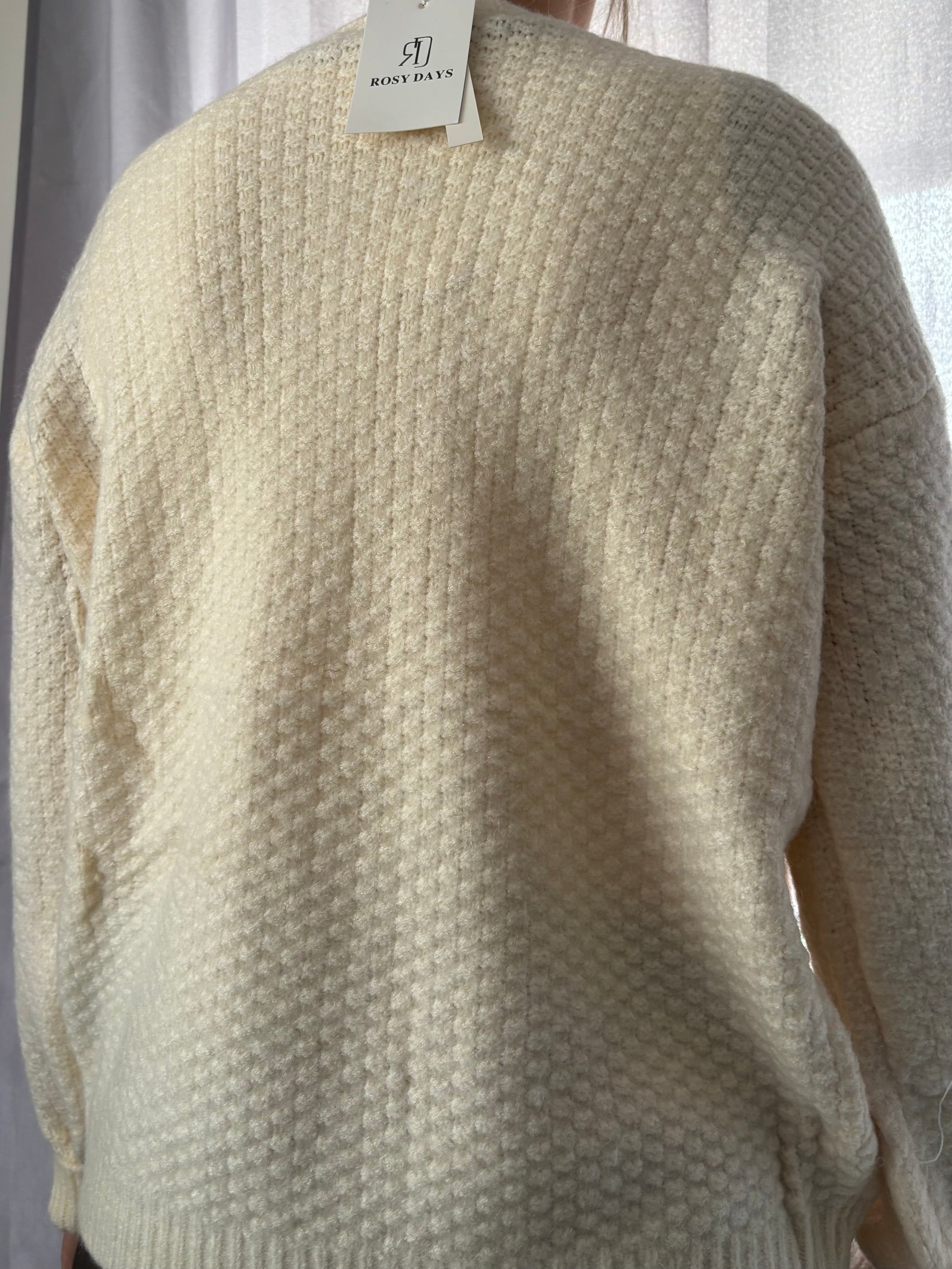 Gilet en maille texturé