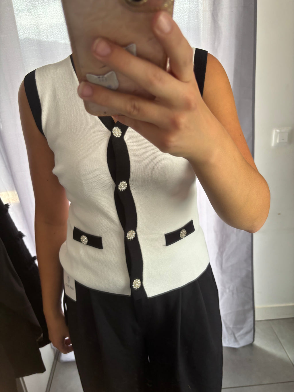 Pull/ gilet  sans manches