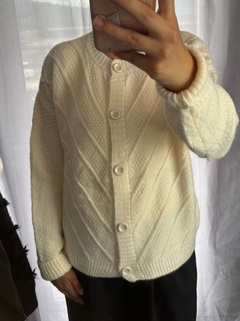 Gilet en maille texturé