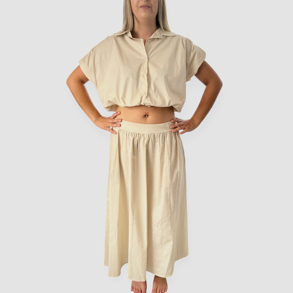 Ensemble chemisier/jupe